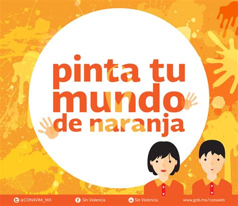 carteles del día naranja para niños